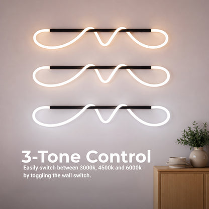 DIVINO LED csillár rugalmas szilikon csővel - 24 W, állítható fény, matt fekete Modern csillárok Alapértelmezett cím Alessandro Design