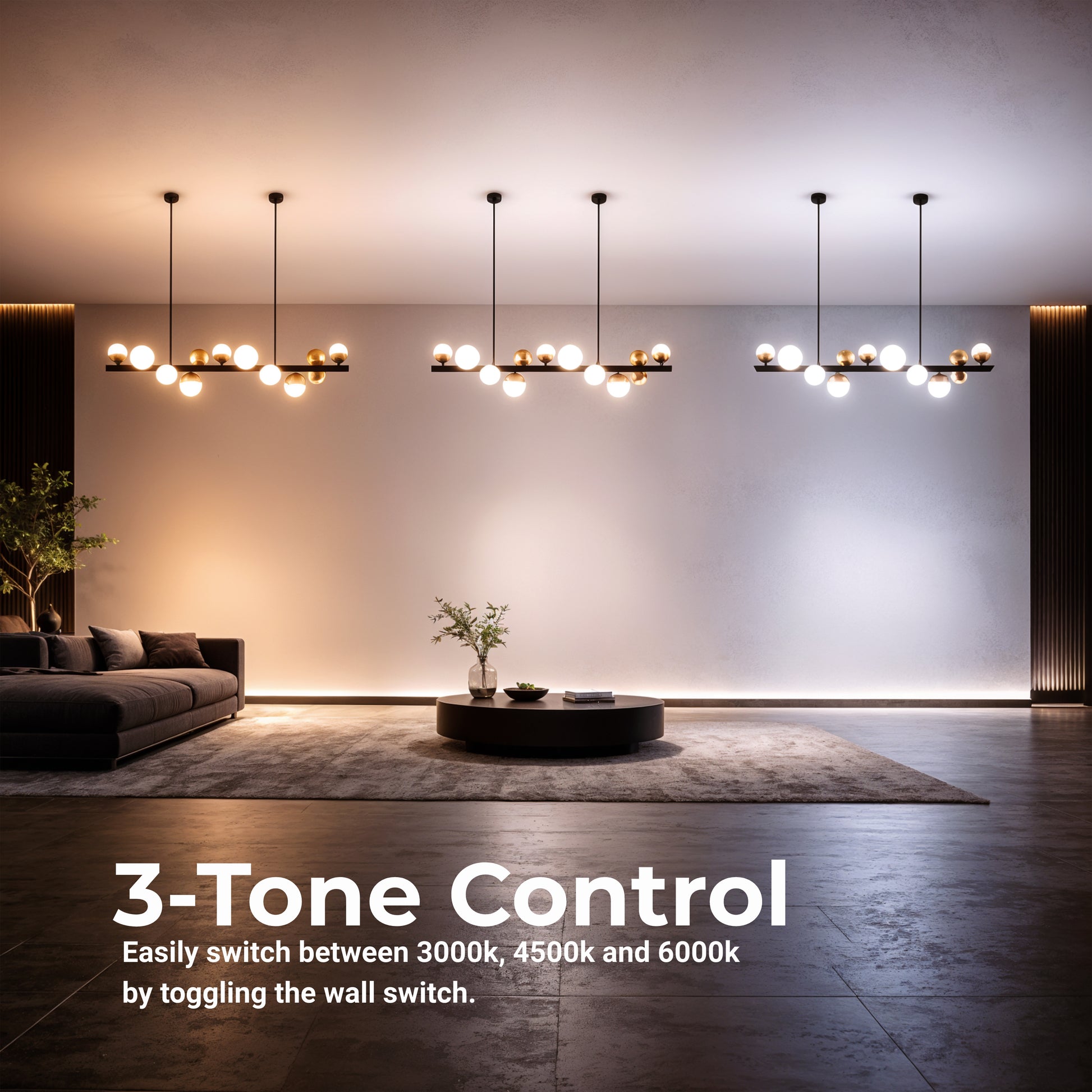 Aurion 29 W akril LED függő csillár távirányítóval, szabályozható, fekete arany, fém és akril LED csillárok távirányítóval Alapértelmezett cím Alessandro Design