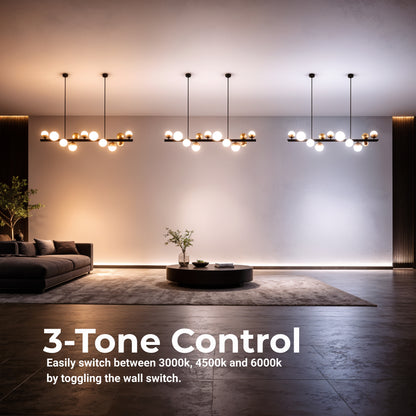 Aurion 29 W akril LED függő csillár távirányítóval, szabályozható, fekete arany, fém és akril LED csillárok távirányítóval Alapértelmezett cím Alessandro Design