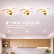 LED csillár távirányítóval KILLIAN 80W, 4 kör, hideg/meleg/semleges fény, szabályozható, arany LED-es csillárok távirányítóval Alapértelmezett cím Alessandro Design