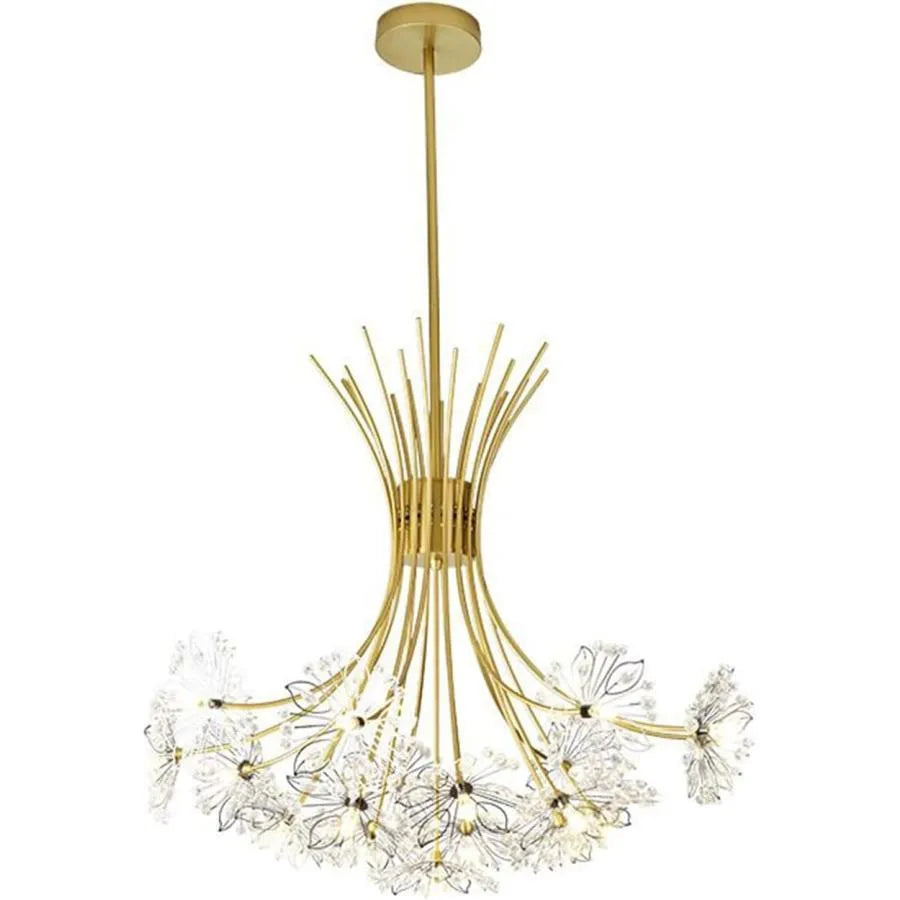 Petito kristály kandeláber, 12XG4, arany, átmérő 52 cm kristály kandeláber, alapértelmezett cím Alessandro Design