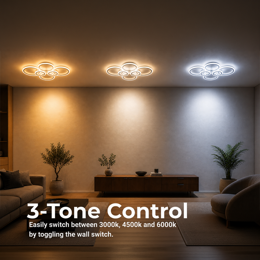 LED csillár távirányítóval BETTY 82W, 6 kör, hideg/meleg/semleges fény, szabályozható, fehér LED-es csillár távirányítóval Alapértelmezett cím Alessandro Design