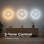 LED-csillár távirányítóval PENTAGON 59W, 40cm, hideg/meleg/semleges fény 3000K/4000K/6000K, fehér, fém és akril LED-csillárok távirányítóval Alapértelmezett cím Alessandro Design