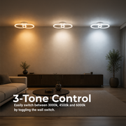 LED-es csillár távirányítóval BETTY 27W, 2 kör, hideg/meleg/semleges fény, szabályozható, fehér LED-es csillár távirányítóval Alapértelmezett cím Alessandro Design