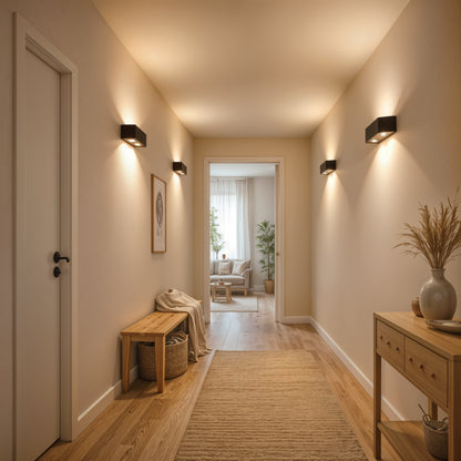 Aplica LED Exterior Ellis, 6W, 6 Surse de lumina, Lumina Calda, Negru Aplice de Exterior Default Title Alessandro Design