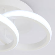 LED csillár VERTEX CIRCULA 21W, 2 kör, fém keretek, hideg/meleg/semleges fény, fehér LED csillárok alapértelmezett cím Alessandro Design