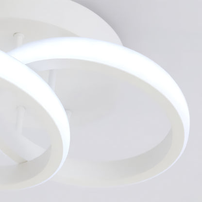 LED csillár VERTEX CIRCULA 21W, 2 kör, fém keretek, hideg/meleg/semleges fény, fehér LED csillárok alapértelmezett cím Alessandro Design