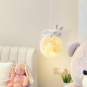 Lustra BUNNY, 1xE27, D15 cm, Metal Rasina, Alb Lustre Copii Default Title Alessandro Design