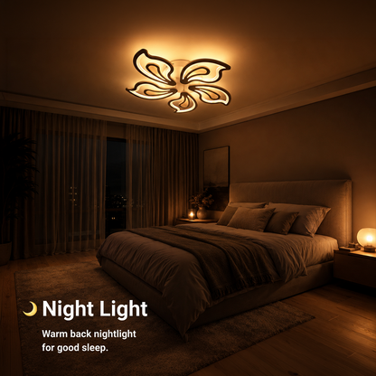 LED csillár távirányítóval LILY 86W, 5 elem, hideg/meleg/semleges fény, szabályozható, fehér LED-es csillár távirányítóval Alapértelmezett cím Alessandro Design