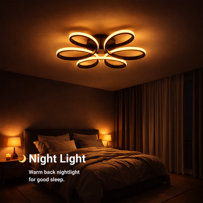 LED-es csillár távirányítóval HELIX 63W, Hideg/Meleg/Semleges fény, Szabályozható, Fekete LED-es csillárok távirányítóval Alapértelmezett cím Alessandro Design