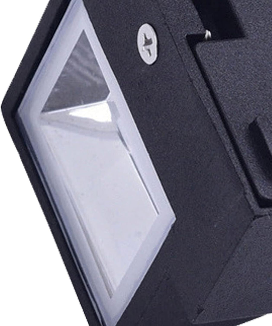 Aplica LED de Exterior si Interior, 6W, 2 Surse x 5W, IP65, ABS, Negru, 3000K, AX100/2BK Aplice de Exterior Default Title Alessandro Design