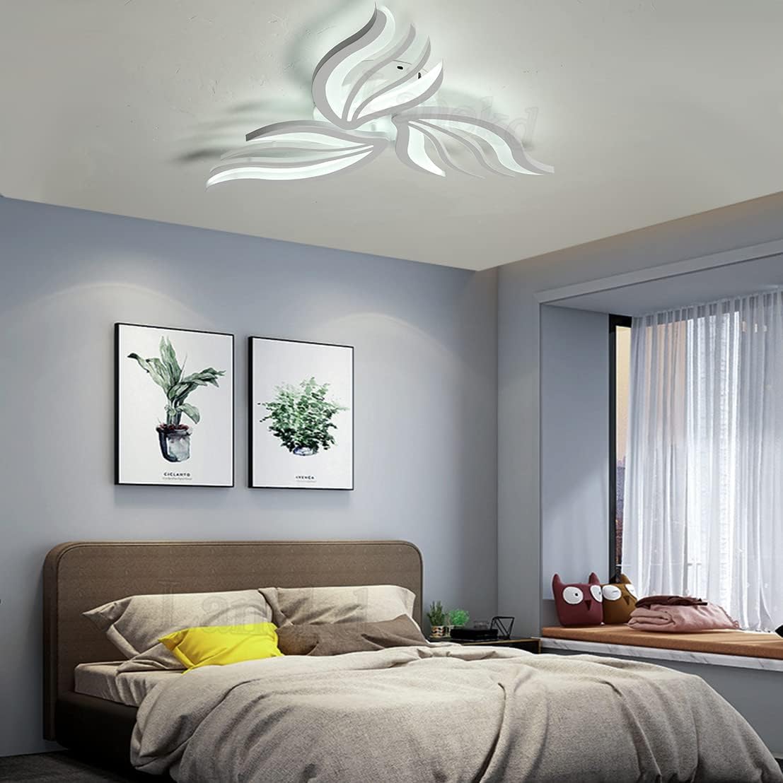 LED-es csillár távirányítóval SAKURA 37W, 3 szirom, hideg/meleg/semleges fény, szabályozható, fehér LED-es csillár távirányítóval Alapértelmezett cím Alessandro Design