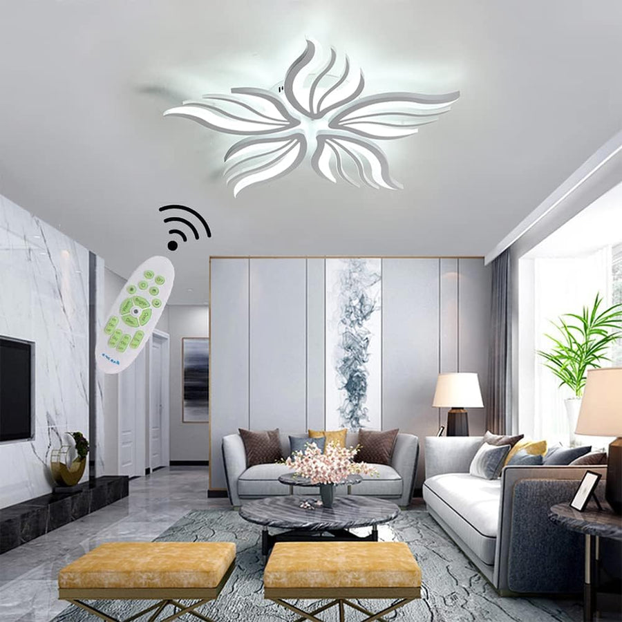 LED-es csillár távirányítóval SAKURA 62W, 5 szirom, hideg/meleg/semleges fény, szabályozható, fehér LED-es csillár távirányítóval Alapértelmezett cím Alessandro Design