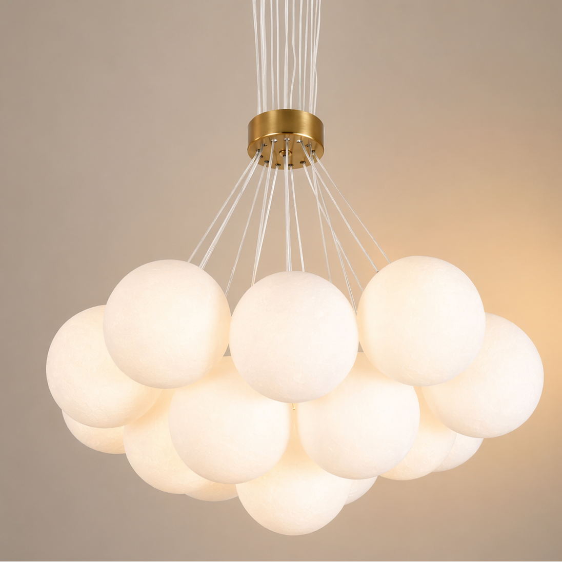 Lustra MODERNA LOFT Bagliore, Glob, 7xE27, Inaltime Reglabila, Auriu Lustre Moderne Default Title Alessandro Design