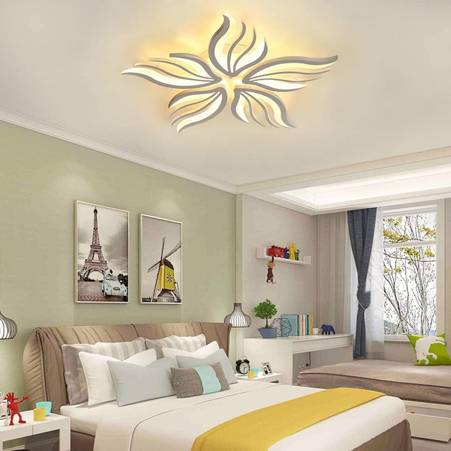 LED-es csillár távirányítóval SAKURA 62W, 5 szirom, hideg/meleg/semleges fény, szabályozható, fehér LED-es csillár távirányítóval Alapértelmezett cím Alessandro Design