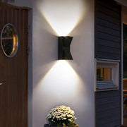 Aplica LED de Exterior si Interior, 6W, 2 Surse x 5W, IP65, ABS, Negru, 3000K, AX100/2BK Aplice de Exterior Default Title Alessandro Design