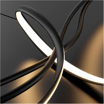 Lustra LED suspendata cu telecomanda LIBRE, 42W, lumina Rece/Calda/Neutra, Dimabila, Negru, Inaltime Reglabila Lustre LED cu Telecomanda Default Title Alessandro Design