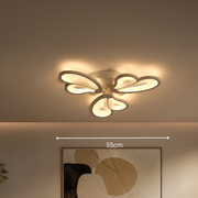 LED csillár távirányítóval BLOSSOM 40W, 3 szirom, hideg/meleg/semleges fény, szabályozható, fehér LED-es csillár távirányítóval Alapértelmezett cím Alessandro Design