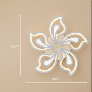 LED-es csillár távirányítóval GLORIOSA 95W, 5 szirom, hideg/meleg/semleges fény, szabályozható, fehér LED-es csillár távirányítóval Alapértelmezett cím Alessandro Design