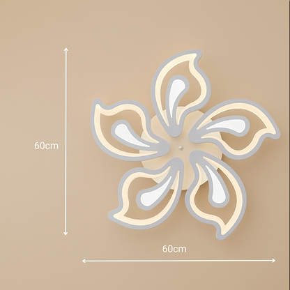 LED-es csillár távirányítóval GLORIOSA 95W, 5 szirom, hideg/meleg/semleges fény, szabályozható, fehér LED-es csillár távirányítóval Alapértelmezett cím Alessandro Design