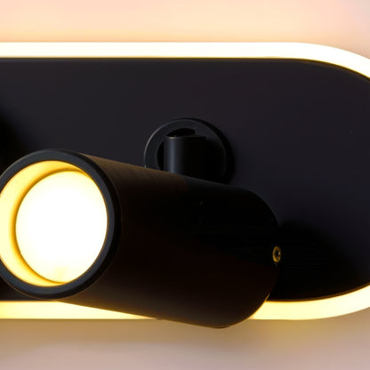 LED csillár állítható projektorral FISSO Camilla 49W, fény 3000/4000/6000k, fekete LED csillárok Alapértelmezett cím Alessandro Design