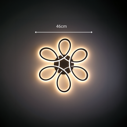 LED-es csillár távirányítóval HELIX 63W, Hideg/Meleg/Semleges fény, Szabályozható, Fekete LED-es csillárok távirányítóval Alapértelmezett cím Alessandro Design