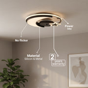 LED csillár távirányítóval ALYONA 44W, Hold és csillag, hűvös/meleg/semleges fény, sötétíthető, fekete LED csillárok távirányítóval Alapértelmezett cím Alessandro Design