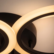 LED csillár távirányítóval BETTY 82W, 6 kör, hideg/meleg/semleges fény, szabályozható, fekete LED csillárok távirányítóval Alapértelmezett cím Alessandro Design