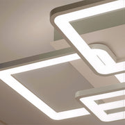 LED-es csillár távirányítóval ELLA 119W, 6 négyzet, hideg/meleg/semleges fény, szabályozható, fehér LED-es csillár távirányítóval Alapértelmezett cím Alessandro Design