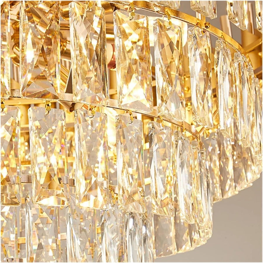 Candelabru Cristal VERSAILLES Supremo, CC900/800GD, 12xE14, Diametru 80cm, Auriu Lucios, Inaltime Reglabila, Metal si Cristal Candelabre Cristal Default Title Alessandro Design