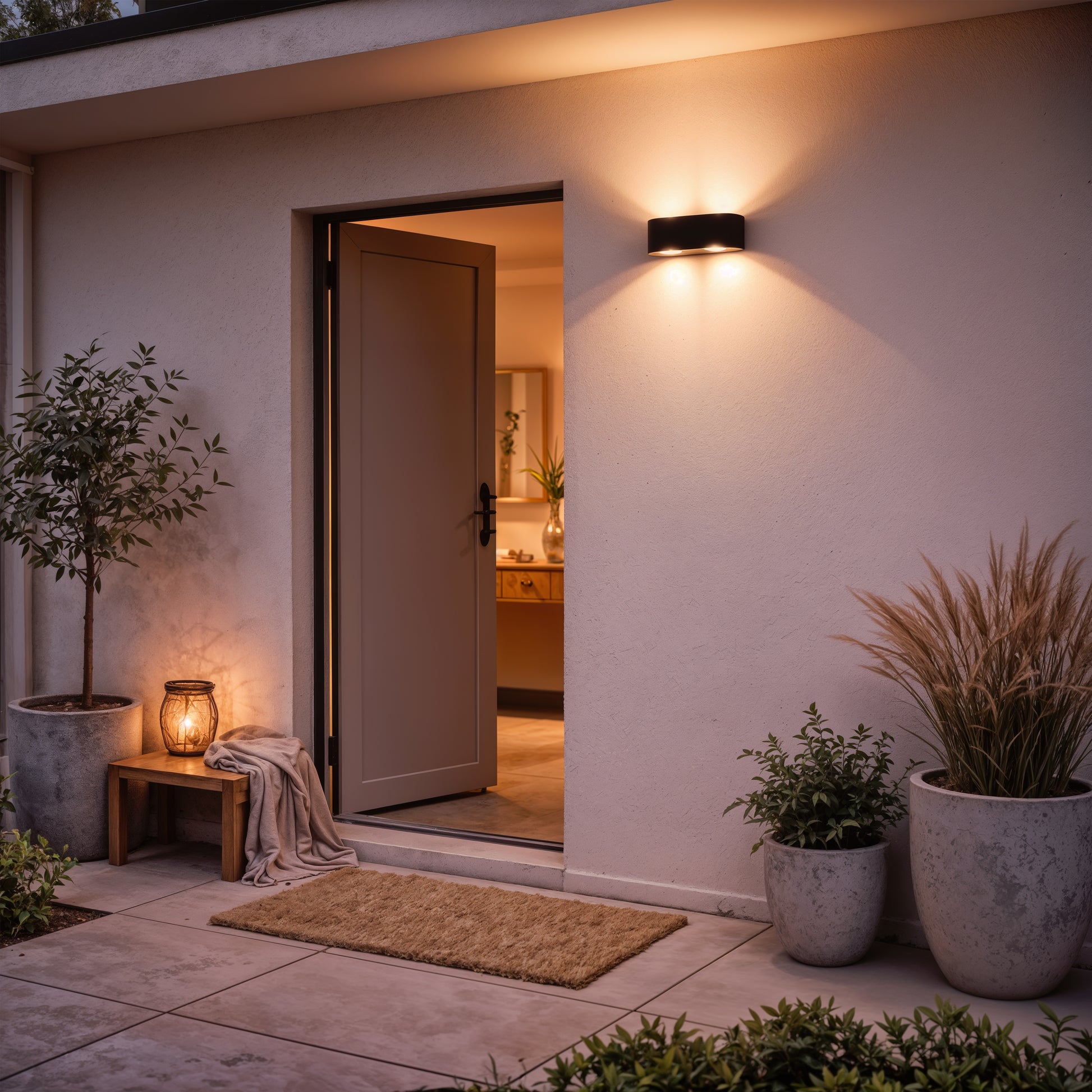 Aplica LED Exterior Ellis, 6W, 6 Surse de lumina, Lumina Calda, Negru Aplice de Exterior Default Title Alessandro Design