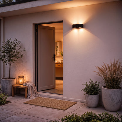 Aplica LED Exterior Ellis, 6W, 6 Surse de lumina, Lumina Calda, Negru Aplice de Exterior Default Title Alessandro Design