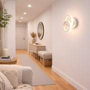 LED csillár VERTEX CIRCULA 21W, 2 kör, fém keretek, hideg/meleg/semleges fény, fehér LED csillárok alapértelmezett cím Alessandro Design