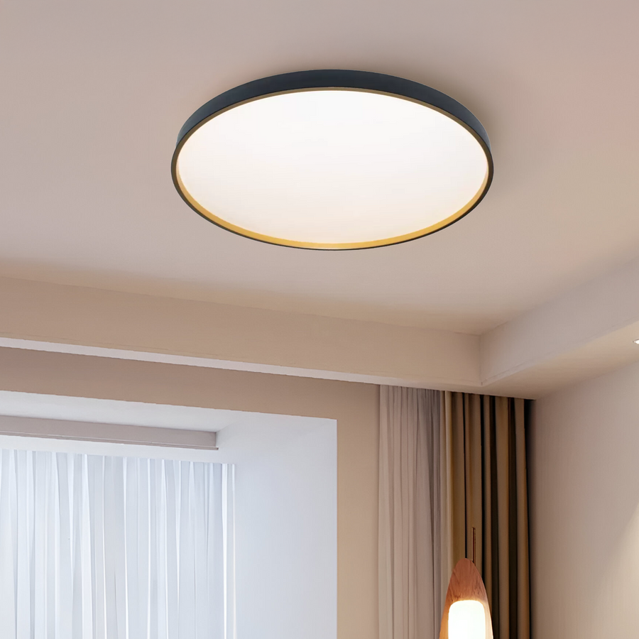 Fantas LED mennyezeti lámpa 46W, kerek, Abs, fehér és fekete LED mennyezeti lámpa Alapértelmezett cím Alessandro Design