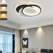 LED-es csillár távirányítóval CHIARA 67W, 3 kör, hideg/meleg/semleges fény, szabályozható, fekete LED-es csillárok távirányítóval Alapértelmezett cím Alessandro Design