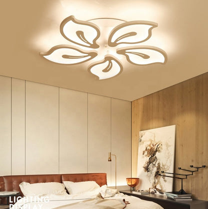 LED csillár távirányítóval JASMINE 66W, 5 szirom, hideg/meleg/semleges fény, szabályozható, fehér LED-es csillár távirányítóval Alapértelmezett cím Alessandro Design