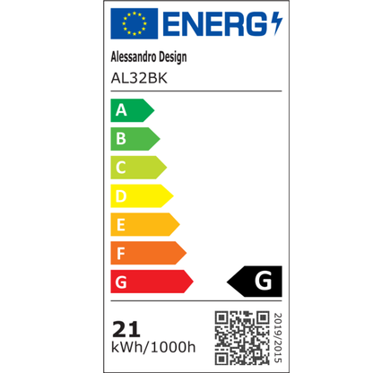 LED fali lámpa 21W Swarna Cool/Meleg/Semleges, Fekete csillárok Gyerekek Alapértelmezett cím Alessandro Design