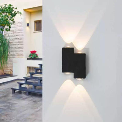 Aplica LED AX232, Exterior, 4 Surse, 4W, Negru, 3000K Aplice de Exterior Default Title Alessandro Design