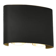 Aplica LED de Exterior si Interior, 4 Surse x 1W, IP65, ABS, Negru, 3000K Aplice de Exterior Default Title Alessandro Design