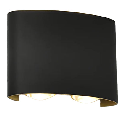 Aplica LED de Exterior si Interior, 4 Surse x 1W, IP65, ABS, Negru, 3000K Aplice de Exterior Default Title Alessandro Design