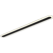 SUHA kültéri LED fali lámpa, hossz 50 cm, 6 W, IP65, fém, lineáris, fekete kültéri fali lámpák alapértelmezett cím Alessandro Design