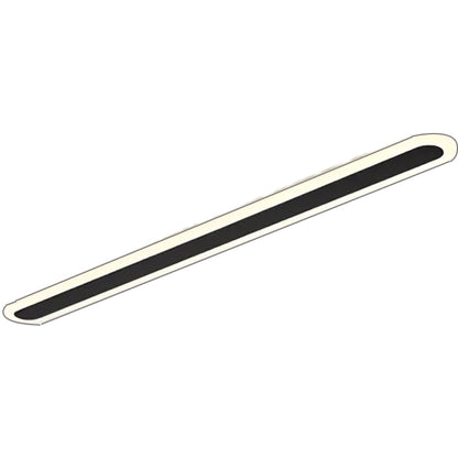SUHA kültéri LED fali lámpa, hossz 50 cm, 6 W, IP65, fém, lineáris, fekete kültéri fali lámpák alapértelmezett cím Alessandro Design