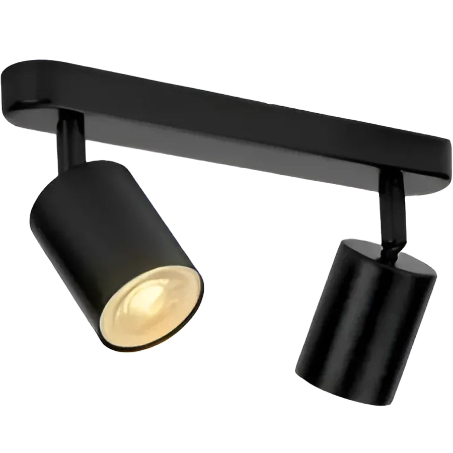 Joom csillár lineáris projektorral 2XGU10 fekete LED csillár Alapértelmezett cím Alessandro Design