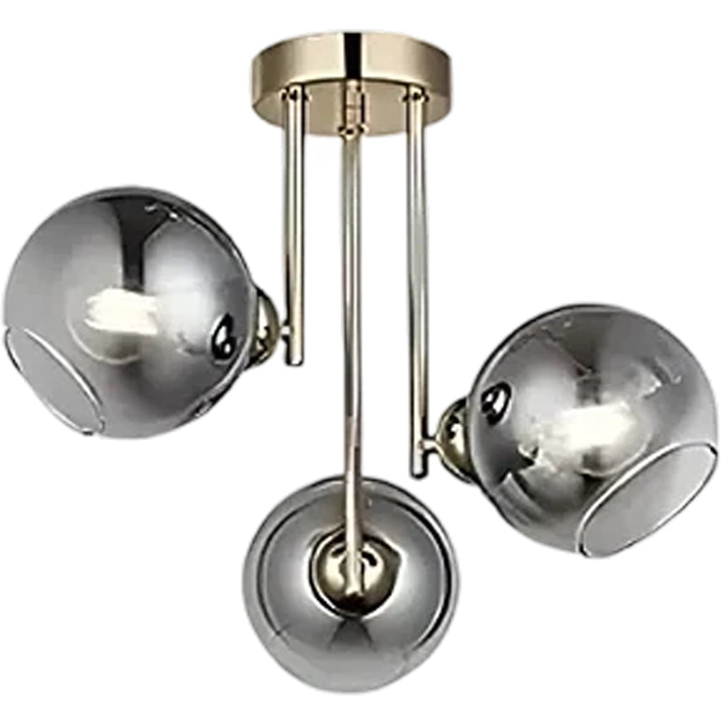 Modern csillár izzóval MODUS, 3x E27, arany, fém Modern csillárok alapértelmezett cím Alessandro Design