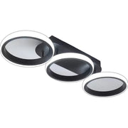 Lustra LED ELIO 24W, 3 Cercuri, Liniara, lumina Rece/Calda/Neutra, Negru Lustre LED Default Title Alessandro Design