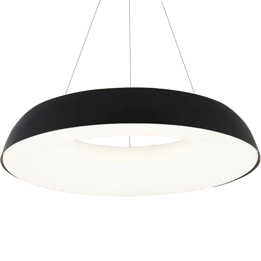 Lustra LED suspendata cu Telecomanda CHIARA, 73W, Lumina Rece/Calda/Neutra, Dimabila, Negru Lustre LED cu Telecomanda Default Title Alessandro Design