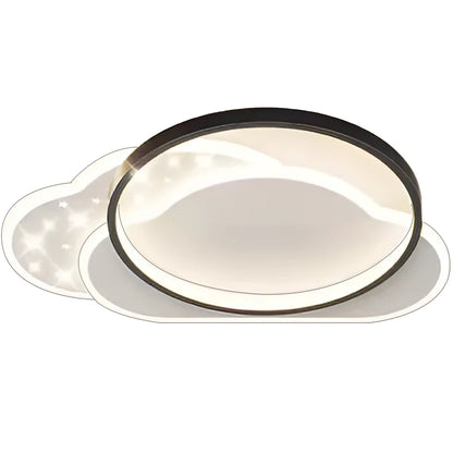 LED csillár távirányítóval NUVIA 71W, felhő, hideg/meleg/semleges fény, szabályozható, fekete LED-es csillárok távirányítóval Alapértelmezett cím Alessandro Design