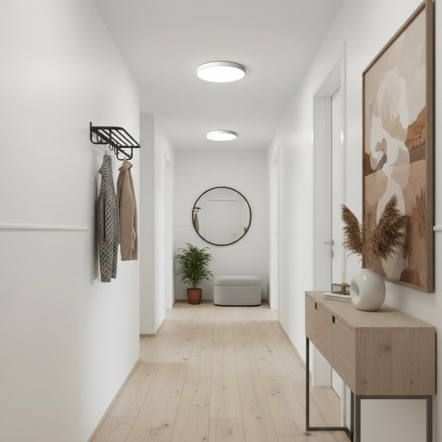 SOLIS LED mennyezeti lámpa 27cm 20W hideg fény, fehér LED mennyezeti lámpa Alapértelmezett cím Alessandro Design