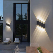 Aplica LED AX232, Exterior, 8 Surse, 8W, Negru, 3000K Aplice de Exterior Default Title Alessandro Design