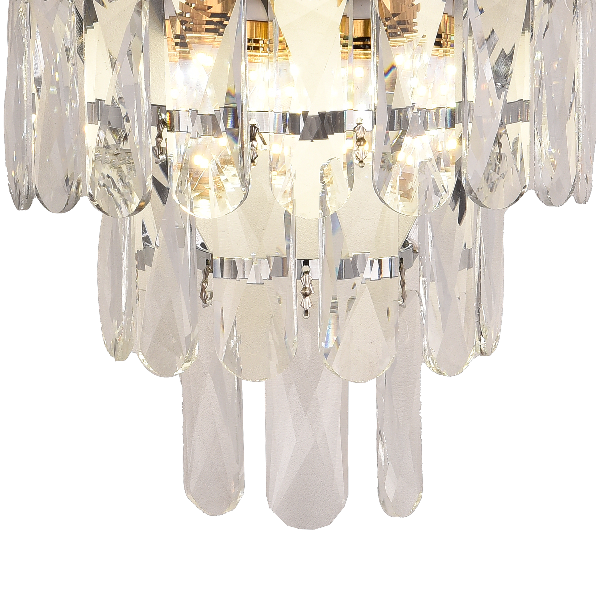 WINDSOR Cristal fali lámpa, 2x E14, Fényes króm beltéri fali lámpák Alapértelmezett cím Alessandro Design